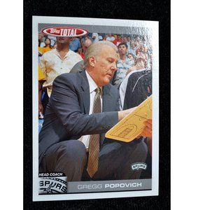 GREGG POPOVICH 2004-05 Topps Total Silver Rookie #411 RC San Antonio Spurs HOF